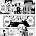 Ein Manga mit zwei Männern im Anzug und einer Frau. Sprechblasen diskutieren über Zusammenarbeit und Publikumserweiterung.