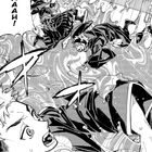 „Uwaah!“, „Watsch“, „account 60 DER NÄCHSTE SCHRITT“. Manga-Stil: Menschen in wirbelndem Wasser, Ausdruck von Überraschung.