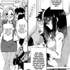 Eine Zugfahrt voller Emotionen: Verlegenheit, heimliche Liebe und Alltagsgeschichten. Manga-Stil, Gesichter erröten.