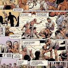 Dialoge und Erzähltexte beschreiben das Ritual der Hiketai. Szene im antiken Griechenland mit Menschen in traditionellen Gewändern.