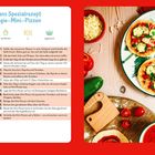 Rezept für Veggie-Mini-Pizzen: 20 Min Zubereitung, 40 Min Backzeit, vegetarisch. Zutaten: u.a. Zucchini, Paprika, Käse.