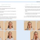 Texte sind Übungsschritte zur Lippenpresse und Lippen-Daumen-Stretch, gefolgt von Anleitungen mit Bildern einer Frau.