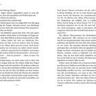 Zwei Textseiten mit fortlaufender Geschichte. Abschnittstitel: "Der Perser”, "Intro". Fortsetzung einer spannenden Erzählung.