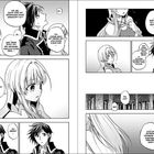 Comic-Panel: Zwei Charaktere sprechen über Magie und Identität. Dialoge handeln von Elfen, Menschen und Instinkten.