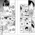 Manga-Panels zeigen Jugendliche in einer Badeeinrichtung. Dialoge handeln von Nacktheit und Verlegenheit.