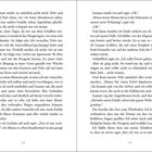 Zweiseitiger Textausschnitt aus einem Buch. Links Seite 12, rechts Seite 13. Es geht um familiäre und emotionale Themen.
