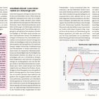 Texte: "Was ist Trauma?", "Traumabezogene Schutzreaktionen des Nervensystems", "Überregung (Hyperarousal)".  
Beschreibung: Zwei Textspalten mit Diagramm unten rechts.