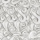 Keine Texte. Dichtes Muster aus geschwungenen Linien und Wirbeln, erinnert an Wellen oder Windbewegungen. Illustrativ.