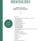 ADVENTSKALENDER. Designerin: Julia Dupé. Materialliste: Baumwolle in verschiedenen Farben, Häkelnadel, Füllwatte.
