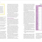 **WOZU DAS RAUM-PROGRAMM GUT IST:** Eine Anleitung zur Anpassung des Raumprogramms beim Immobilienerwerb. Links: Erklärungen, links unten Hinweise zum Checklistenaufbau. Rechts: Tabelle „CHECKLISTE RAUMPROGRAMM“ mit Angaben zu Wohnflächengrößen (zum Beispiel „Küche“, „Schlafen“, „Gäste“) in unterschiedlichen Größenkategorien („Üblich qm“, „Maximal qm“).