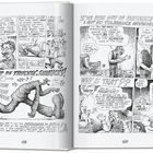 Comic mit Texten: "KEEP ON TRUCKIN', SMUCKS!", "WHY IS THAT??", und "I'VE RUN OUT OF PATIENCE...". Figuren wirken karikaturhaft.