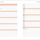 Monatsübersicht Januar und Februar 2028 mit Feiertagen: Neujahr, Heilige Drei Könige, Valentinstag, Rosenmontag, Fastnacht.