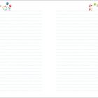 "Geburtstage" steht oben auf jeder Seite. Links: Januar, Februar, März. Rechts: April, Mai, Juni. Zeichnungen mit Luftballons.