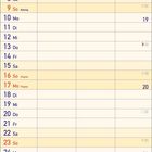 Kalender: Mai 2027. Feiertage: Maifeiertag, Christi Himmelfahrt, Muttertag, Pfingsten, Fronleichnam.