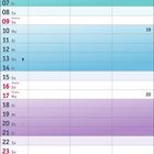 Kalender für Mai 2027: Feiertage sind der 1. Mai (Maifeiertag), 6. Mai (Christi Himmelfahrt), 16. und 17. Mai (Pfingsten).