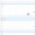 Kalenderblatt Mai mit Feiertagen: Maifeiertag, Christi Himmelfahrt, Muttertag, Pfingsten. Tier-Illustrationen und Cartoon.