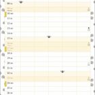 Kalenderblatt für Mai mit Wochentagen und Feiertagen. Illustration von Känguru und Bär, umgeben von Blumen.