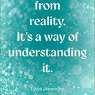 Zitat: "Fantasy is hardly an escape from reality. It’s a way of understanding it." Kalender für Mai, Feiertage markiert.