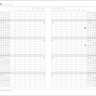 Kalender für April; Wochentage in vier Sprachen. Tabelle mit Daten und Platz für Notizen. Markierungen am 7., 14., 21. und 28.