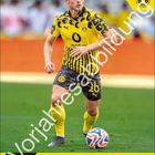 Text: "JULIAN RYERSON", "Vorratsabbildung", "MAI 2026". 
Ein Fußballspieler in gelb-schwarzem Trikot läuft mit einem Ball. Oben rechts ein BVB-Logo.