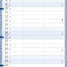 Kalenderblatt für Mai mit Feiertagen: Maifeiertag, Christi Himmelfahrt, Muttertag, Pfingsten, Fronleichnam.