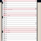 Kalenderseite für Mai mit Feiertagen und einer Graffiti-Ratte, die eine rote Handabdruck-Marke hinterlässt.