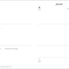 Kalender: 1. Woche. Montag 4, Dienstag 5, Mittwoch 6, Donnerstag 7, Freitag 8, Samstag 9, Sonntag 10. Januar.