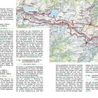 3. Tag: Lindauer Hütte – Totalphütte, 2385 m  
4. Tag: Totalphütte, 2385 m – Schesaplana  
5. Tag: Schesaplanahütte, 1908 m – Carschinahütte  
6. Tag: Carschinahütte, 2235 m – Partnun  
Texte beschreiben Wanderetappen und eine Karte zeigt die Route.