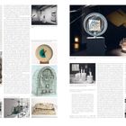 Texte: "Installation view of the exhibition ‘The Object Transformed’ MoMA." 
Das Bild zeigt verschiedene Kunstinstallationen und Skulpturen.