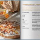 **Aprikosentarte mit Mandeln**  
Blechkuchen in Frankreich selten. Tarte-Rezept:  
Teig: Butter, Zucker, Mehl, Salz, Ei.  
Belag: Aprikosen, Butter, Zucker, Mehl, Mandeln, Eier, Aprikosenkonfitüre.