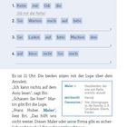 Übung 5: Imperativ. Ordnen Sie die Wörter zu einem Satz! Danach folgt ein Dialog über ein Amulett.