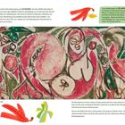 Text beschreibt Lee Krasner, eine Hauptvertreterin einer Kunstbewegung, und ihr Gemälde "Die Jahreszeiten" von 1957.