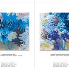 Links: "disrupted frequencies (Italy, Colombia, India, Ukraine, Zambia) 2013–2025". Rechts: "United Kingdom, Colombia, Japan, Lebanon, China, Egypt". Beides bunte abstrakte Gemälde.