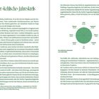 Text: Der "keltische" Jahreskreis, Ostara, Beltane, Lith, Lugnasad, Mabon, Imbolc, Jul, Samhain. Diagramm: Kreis mit Feiertagen.
