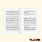 „Vom Leben zusammengewürfelt“ Kapitel 5. Eine offene Buchseite mit Fließtext über das Einrichten und Vorbereitungen. Logo „GRAU“.