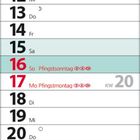Kalender für Mai 2027: Feiertage markiert wie Maifeiertag, Christi Himmelfahrt und Pfingsten. Wochen beginnen montags.