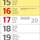 Kalender für Mai 2027. Wichtige Ereignisse: 1. Mai - "Maifeiertag", 6. Mai - "Christi Himmelfahrt", 17. Mai - "Pfingstmontag".