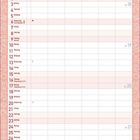 Kalenderseite Mai 2027 mit Wochenübersicht. Oben und unten florale Illustrationen und Platz für Notizen.