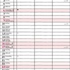 Kalender für Mai 2027, Woche 18 bis 22, Feiertage markiert, oberer Teil mit floralen Verzierungen.