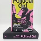 "Political Girl", "PUSSY RIOT. Leben und Schicksal in Putins Russland", Maria Aljochina. Buchcover mit Grafik.