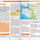 Texte: "DEINE EXTRA FALTKARTE", "MARCO POLO TOP-HIGHLIGHTS", "APP DOWNLOADEN", "Reiseziel auswählen".  
Karte Westkanada.