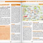 Text: Klagenfurt. Sightseeing: Alter Platz. Wohin zuerst? Karte: Von Klagenfurt bis Villach. Beschreibung von Orten und Museen.