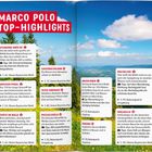 MARCO POLO TOP-HIGHLIGHTS: Auflistung von Sehenswürdigkeiten im Bayerischen Wald mit Tipps und Seitenangaben.