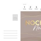 Kalender: Woche 5 im Februar, Montag der 1., Sonntag der 7., Weiberfastnacht am 4. Illustration: "NOCH DA... Noch da..." in Gold und Weiß.