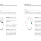 Text über Fingernägel und deren Formen: kurz, lang, schmal, breit. Erläuterungen zu "Mond"-Typen: typisch, keine, groß. Illustrationen zeigen Nagelbetten.