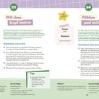 Seite 81: Links "Mit dem Kopf malen", ab 6 Jahre, Dauer 5 Min., Material: Säckchen. Rechts "Zählen und aufzählen", Dauer 5 Min.