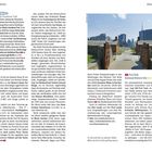 "Martin Goodman Trail" wird beschrieben. Erwähnt: "Fort York National Historic Site". Stadtpanorama und alter Festungseingang sichtbar.