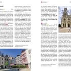 Orléans, historischer Altstadtabschnitt beschrieben, inklusive Universität und Kathedrale Sainte-Croix. Detail zu Fachwerkhäusern.