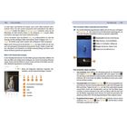 Zwei Seiten aus einem Handbuch über die Galerie-App. Links: Fotos und Videos. Rechts: Filter verwenden, Bilder zuschneiden.