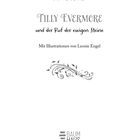 Texte: "Francesca Peluso", "Tilly Evermore und der Ruf der ewigen Steine", "Mit Illustrationen von Leonie Engel". Logo unten.